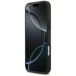 Etui Guess Grained Roses & Big 4G Logo do Apple iPhone 17 Pro Max czarny
