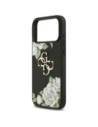 Etui Guess Grained Roses & Big 4G Logo do Apple iPhone 17 Pro Max czarny