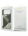 Etui Guess Grained Roses & Big 4G Logo do Apple iPhone 17 Pro Max czarny