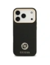 Etui Guess Grained Strass Logo MagSafe do Apple iPhone 17 Pro czarny
