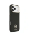 Etui Guess Grained Strass Logo MagSafe do Apple iPhone 17 Pro Max czarny