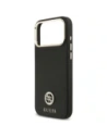 Etui Guess Grained Strass Logo MagSafe do Apple iPhone 17 Pro Max czarny