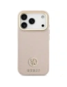 Etui Guess Grained Strass Logo MagSafe do Apple iPhone 17 Pro różowy
