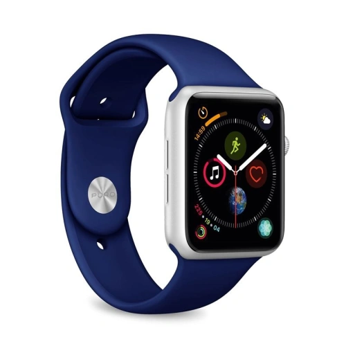 Kup Elastický pásek PURO ICON Band Apple Watch 4/5/6/7/SE/8/9/Ultra 44/45/49mm (S/M & M/L) (námořnická modř) - PUR085NAV - {ean13} - Sklep Home Screen
