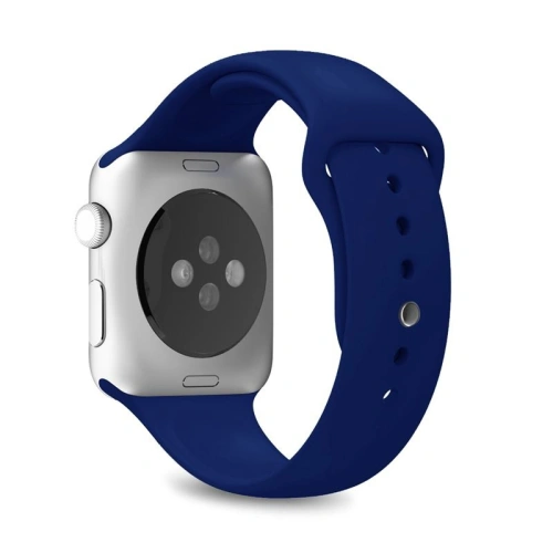 Buy Flexible PURO ICON Band Apple Watch 4/5/6/7/SE/8/9/Ultra 44/45/49mm (S/M & M/L) (navy blue) - PUR085NAV - {ean13} - Home Screen Store Europe