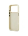 Etui Guess Peony Hot Stamp MagSafe do Apple iPhone 17 Pro beżowy