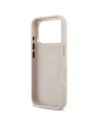 Etui Guess Peony Hot Stamp MagSafe do Apple iPhone 17 Pro różowy