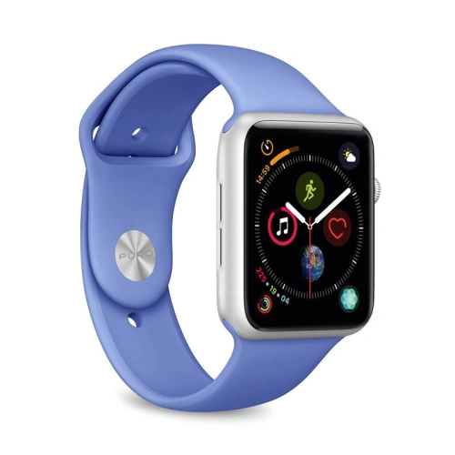 Kup Elastický pás PURO ICON Band Apple Watch 4/5/6/7/SE/8/9/Ultra 44/45/49mm (S/M & M/L) (modrý) - PUR086BLU - {ean13} - Sklep Home Screen