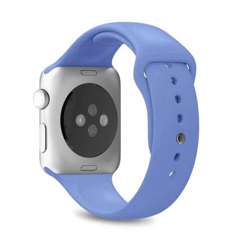 Kup Elastický pás PURO ICON Band Apple Watch 4/5/6/7/SE/8/9/Ultra 44/45/49mm (S/M & M/L) (modrý) - PUR086BLU - {ean13} - Sklep Home Screen