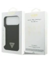 Etui Guess Rhinestone Triangle Logo do Apple iPhone 17 Pro Max czarny
