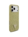 Etui Guess Rhinestone Triangle Logo do Apple iPhone 17 Pro Max złoty
