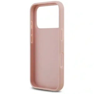 Etui Guess Rhinestone Triangle Logo do Apple iPhone 17 Pro różowy
