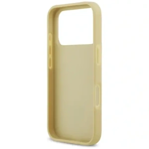 Etui Guess Rhinestone Triangle Logo do Apple iPhone 17 Pro złoty