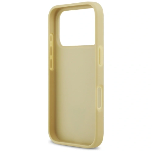 Etui Guess Rhinestone Triangle Logo do Apple iPhone 17 Pro złoty