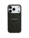 Etui Guess Saffiano Classic Logo MagSafe do Apple iPhone 17 Pro czarny