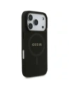 Etui Guess Saffiano Classic Logo MagSafe do Apple iPhone 17 Pro czarny