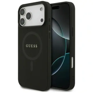 Etui Guess Saffiano Classic Logo MagSafe do Apple iPhone 17 Pro Max czarny