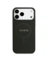 Etui Guess Saffiano Classic Logo MagSafe do Apple iPhone 17 Pro Max czarny