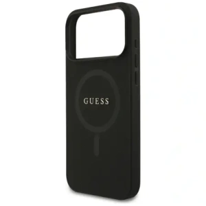 Etui Guess Saffiano Classic Logo MagSafe do Apple iPhone 17 Pro Max czarny