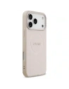 Etui Guess Saffiano Classic Logo MagSafe do Apple iPhone 17 Pro Max różowy