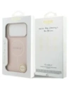Etui Guess Saffiano Classic Logo MagSafe do Apple iPhone 17 Pro Max różowy