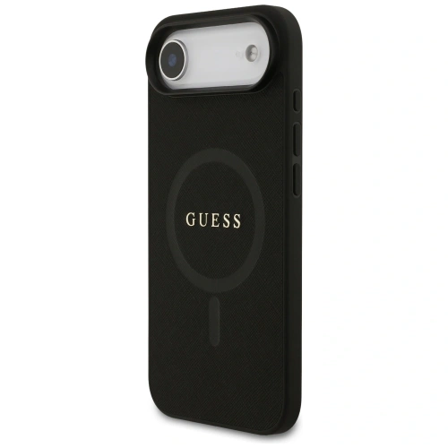 Etui Guess Saffiano Classic Logo MagSafe do Apple iPhone Air czarny