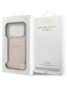 Etui Guess Saffiano Classic Logo MagSafe do Apple iPhone 17 Pro różowy