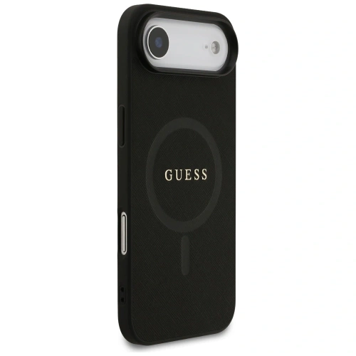 Etui Guess Saffiano Classic Logo MagSafe do Apple iPhone Air czarny