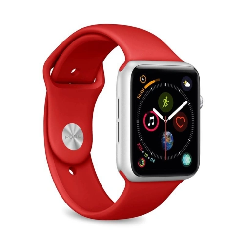 Kup Elastisches PURO ICON Band Apple Watch 4/5/6/7/SE/8/9/Ultra 44/45/49mm (S/M & M/L) (rot) - PUR087RED - {ean13} - Sklep Home Screen