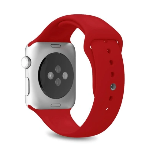 Kup Elastisches PURO ICON Band Apple Watch 4/5/6/7/SE/8/9/Ultra 44/45/49mm (S/M & M/L) (rot) - PUR087RED - {ean13} - Sklep Home Screen