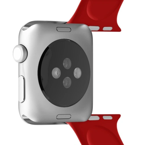 Kup Elastisches PURO ICON Band Apple Watch 4/5/6/7/SE/8/9/Ultra 44/45/49mm (S/M & M/L) (rot) - PUR087RED - {ean13} - Sklep Home Screen