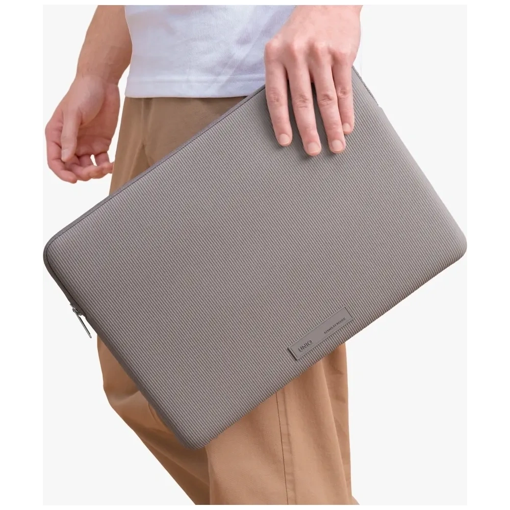 Torba na laptopa UNIQ Cyprus Ridge Edition Laptop Sleeve 16" water-resistant neoprene szary