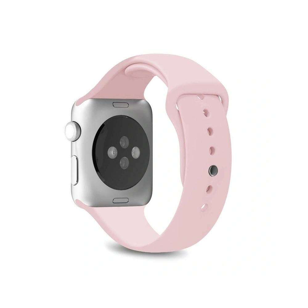 Elastyczny pasek PURO ICON Band Apple Watch 4/5/6/7/SE/8/9/Ultra 44/45/49mm (S/M & M/L) (piaskowy róż)