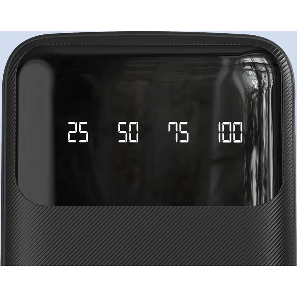 Powerbank DUDAO K6 Pro+ 20000mAh z 3 wbudowanymi kablami USB-C, micro USB, Lightning czarny