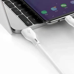Kabel DUDAO L2T USB-A / USB-C 5A 1m biały