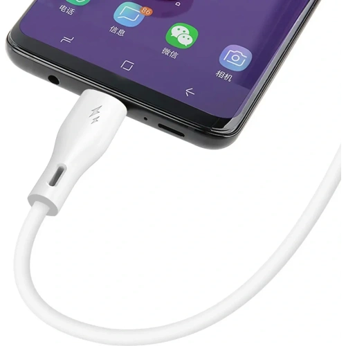 Kabel DUDAO L2T USB-A / USB-C 5A 1m biały