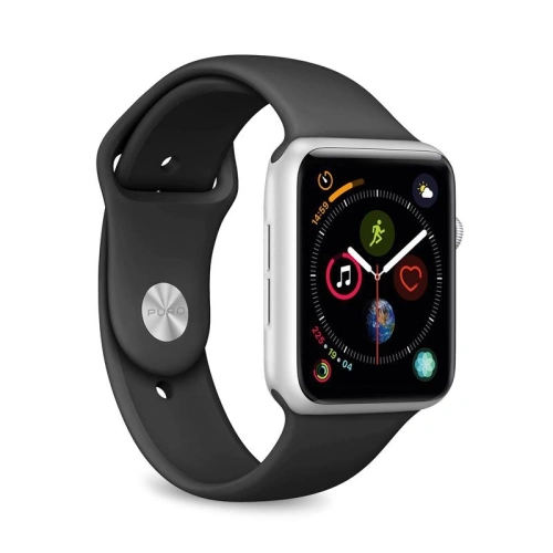 Kup Elastický pásek PURO ICON Band Apple Watch 4/5/6/7/SE/8/9/Ultra 44/45/49mm (S/M & M/L) (černý) - PUR089BLK - {ean13} - Sklep Home Screen