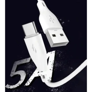 Kabel DUDAO L2T USB-A / USB-C 5A 1m biały
