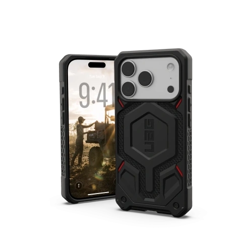 Etui UAG Urban Armor Gear Monarch Pro do Apple iPhone 17 Pro MagSafe (kevlar black)