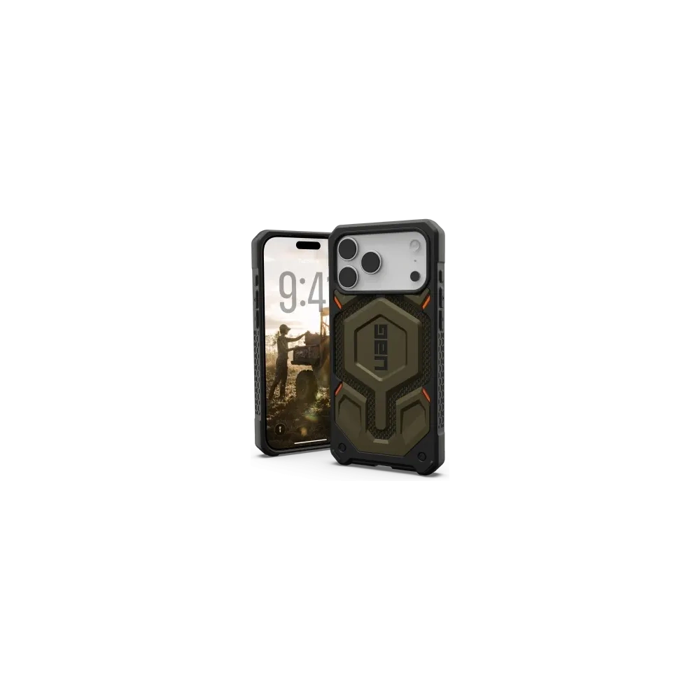 Etui UAG Urban Armor Gear Monarch Pro do Apple iPhone 17 Pro Max MagSafe (kevlar element green)