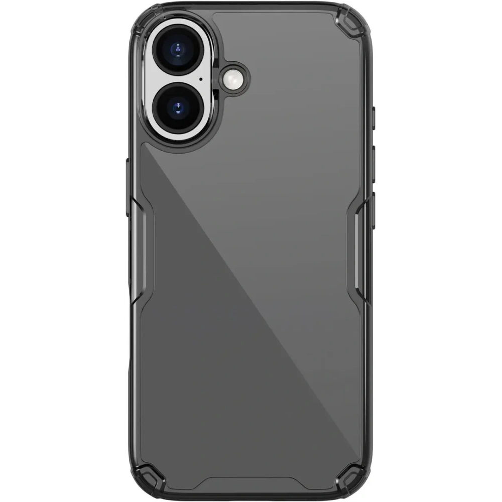 Etui Nillkin Nature TPU Pro do Apple iPhone 17 półprzezroczyste-czarne