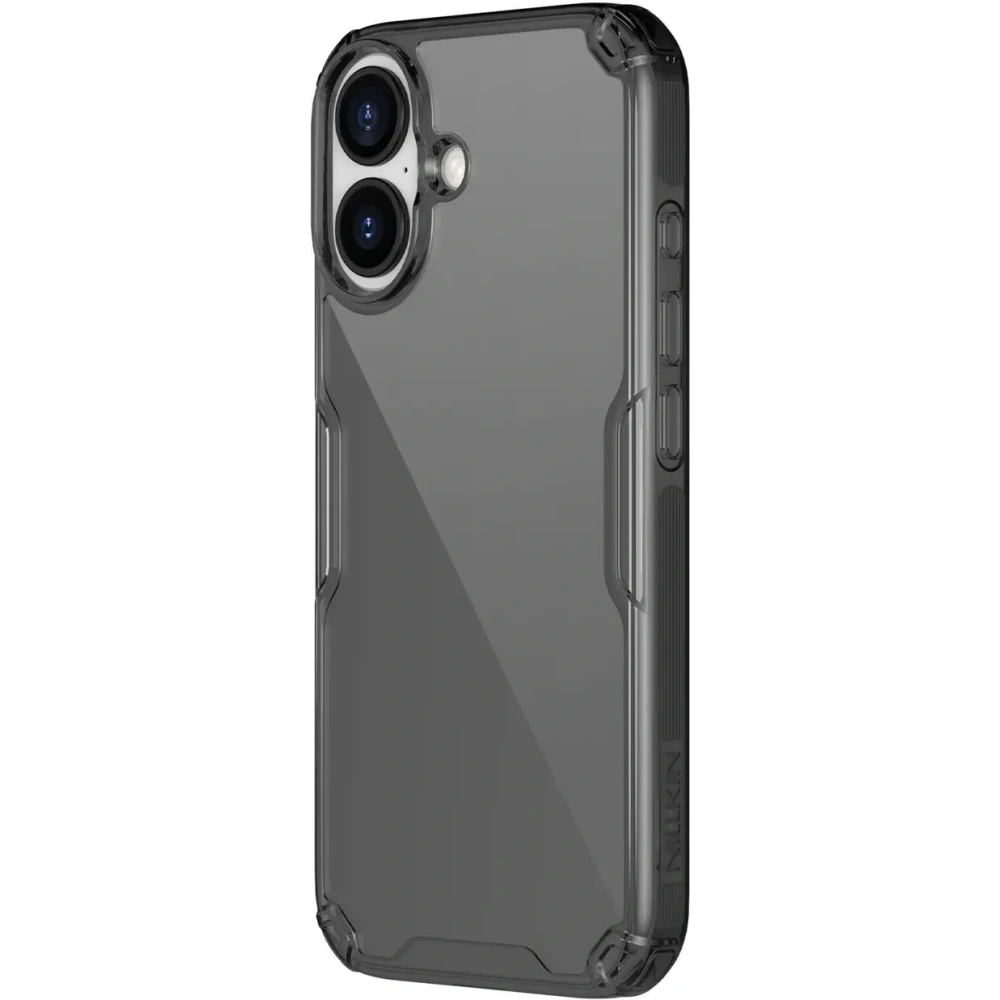 Etui Nillkin Nature TPU Pro do Apple iPhone 17 półprzezroczyste-czarne