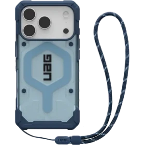 Etui UAG Urban Armor Gear Pathfinder Clear MagSafe Bundle do Apple iPhone 17 Pro MagSafe + smycz na nadgarstek (blues)