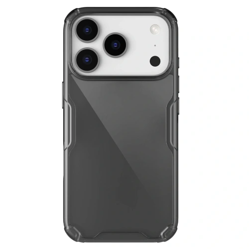 Etui Nillkin Nature TPU Pro do Apple iPhone 17 Pro półprzezroczyste-czarne