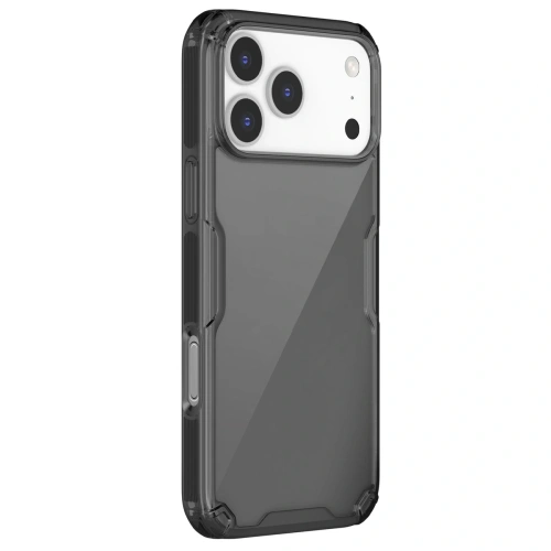 Etui Nillkin Nature TPU Pro do Apple iPhone 17 Pro Max półprzezroczyste-czarne