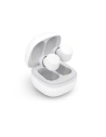 PURO TWINS TWS Bluetooth 5.0 vezeték nélküli fejhallgató töltőtokkal, IPX6 vízállósággal (Fehér)
