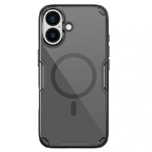 Etui Nillkin Nature TPU Pro Magnetic MagSafe do Apple iPhone 17 Pro półprzezroczyste-czarne