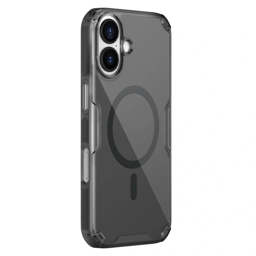 Etui Nillkin Nature TPU Pro Magnetic MagSafe do Apple iPhone 17 Pro półprzezroczyste-czarne