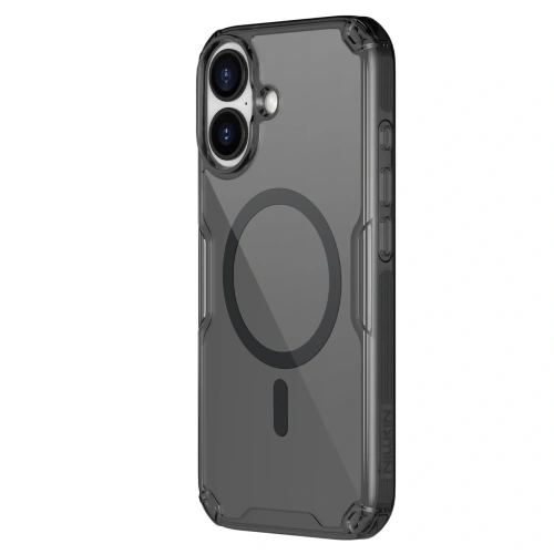 Etui Nillkin Nature TPU Pro Magnetic MagSafe do Apple iPhone 17 Pro półprzezroczyste-czarne
