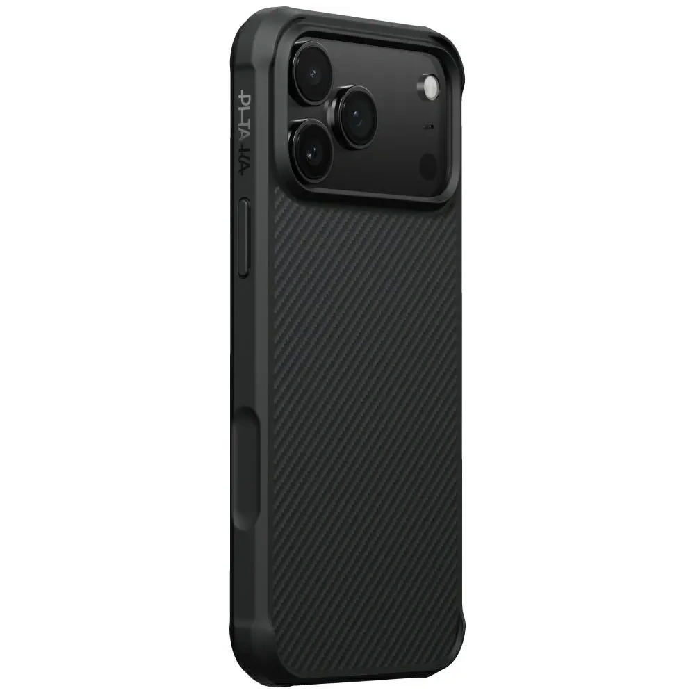 Etui PITAKA Aramid ProGuard do Apple iPhone 17 Pro czarno szary